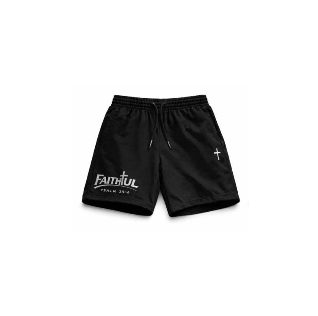 Faithful Athletic Shorts - Psalm 33:4